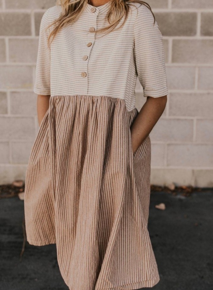 Hales Button Dress